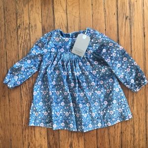 Zara Baby Girl's Velvet Floral Dress